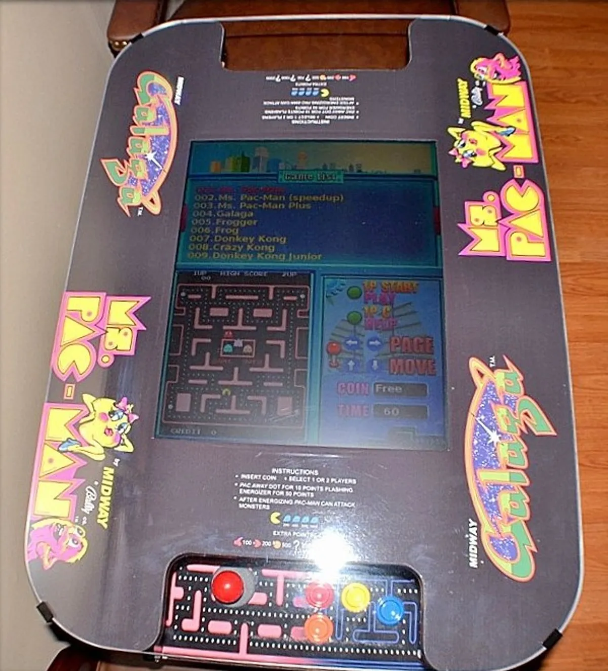 A dedicated space featuring a classic arcade machine, complete with a screen display and control panel, set against a backdrop that encourages playful competition and nostalgic fun. The area is ideal for high score competitions and laughter.